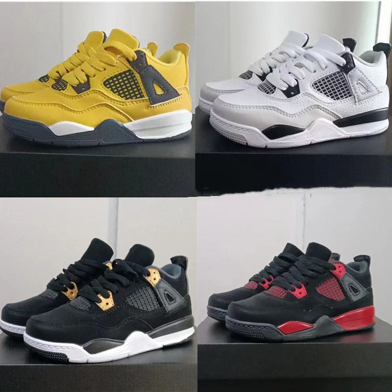 4s Kids Baketball Shoes Newborn Baby Lightning 2022 Military Black Red Thunders Preschool Gradeschool Big Boys Girls Toddler Sneakers aj4 air jordan 4
4s Kids Baketball Shoes Newborn Baby Lightning 2022 Military Black Red Thunders Preschool Gradeschool Big Boys Girls Toddler Sneakers aj4 air jordan 4