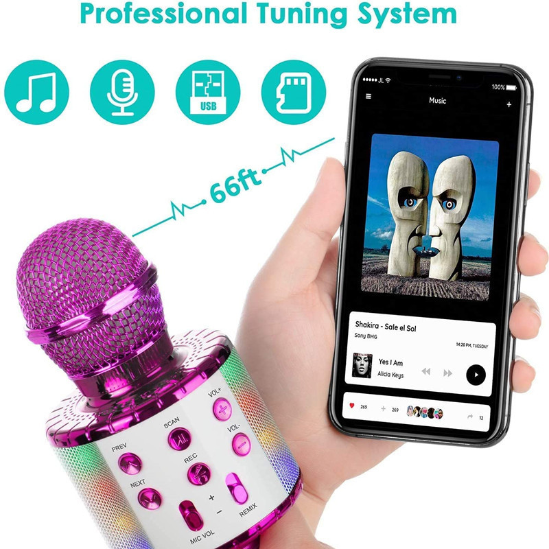 Novelty Games Fun Toys for 4-15 Year Old Girls Handheld Karaoke Microphone Kids Birthday Gifts 8 9 10 11 Years Boys Girl 221105