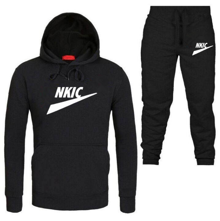 Autumn New Casual Tracksuit Men Hooded Set Patchwork Hoodie Drawstring Pants Sports Sets Harajuku Sportwear Mens Clothing, Black
Autumn New Casual Tracksuit Men Hooded Set Patchwork Hoodie Drawstring Pants Sports Sets Harajuku Sportwear Mens Clothing, Black