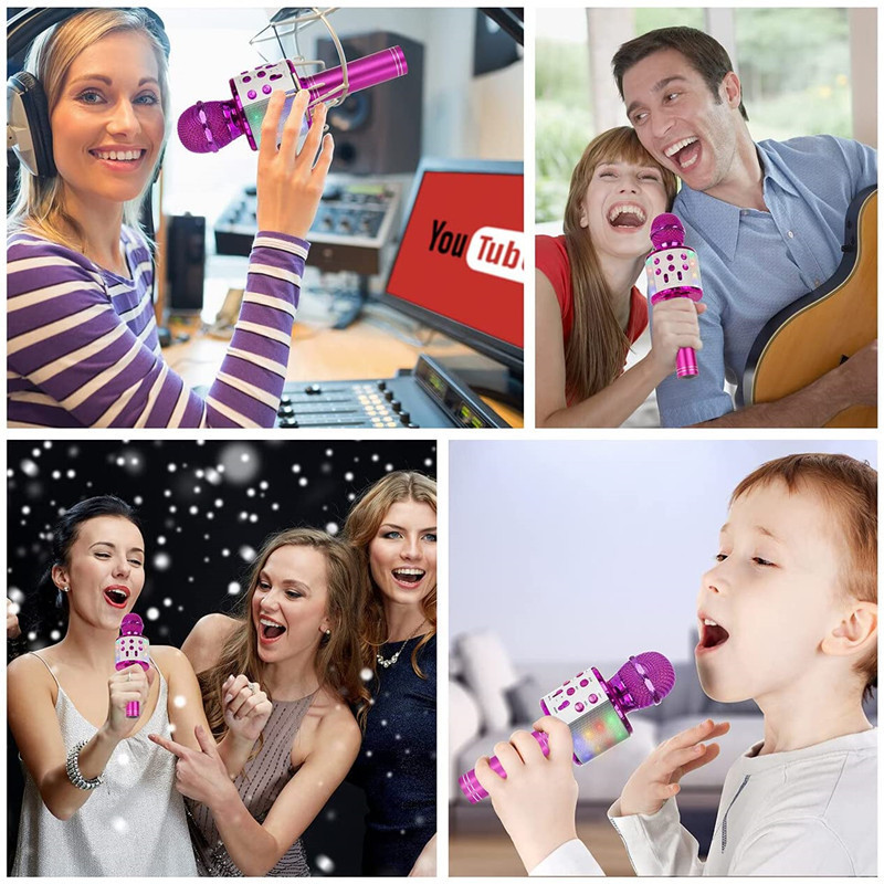 Novelty Games Fun Toys for 4-15 Year Old Girls Handheld Karaoke Microphone Kids Birthday Gifts 8 9 10 11 Years Boys Girl 221105