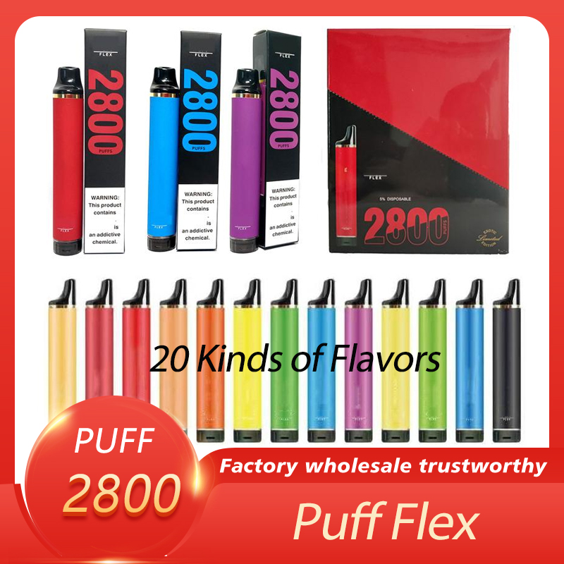 Puff Flex 2800 Puffs E cigarette Disposable Vape POD 20 Flavors 18650 1100mah Battery Prefilled 6.5ml Tank PK Plus 800 Puff1600 Air Lux Geek Elf Bangxxl Elux Legend
Puff Flex 2800 Puffs E cigarette Disposable Vape POD 20 Flavors 18650 1100mah Battery Prefilled 6.5ml Tank PK Plus 800 Puff1600 Air Lux Geek Elf Bangxxl Elux Legend