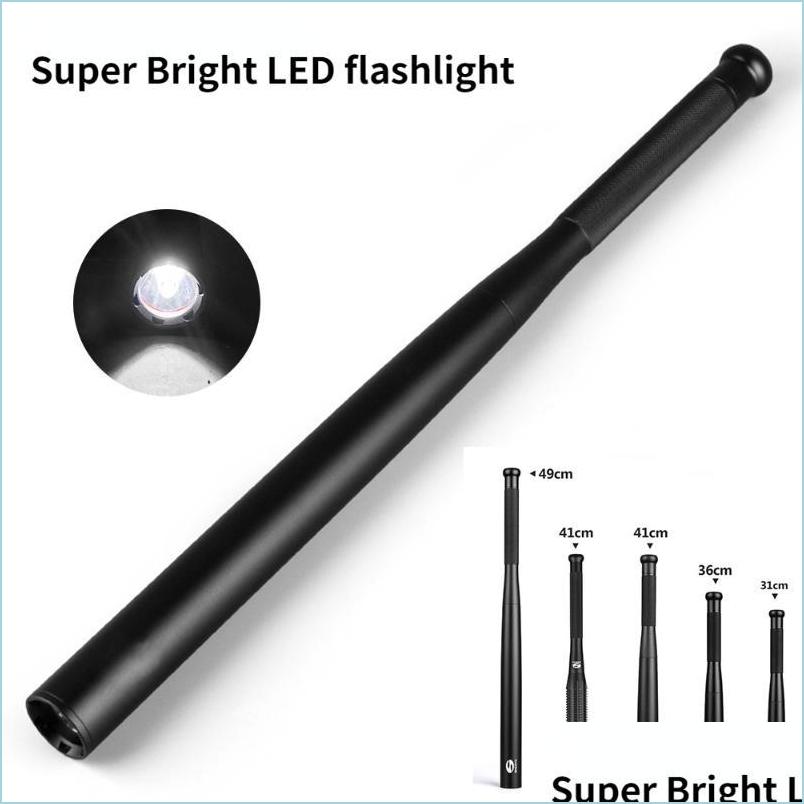 Flashlights Torches Flashlights Torches Super Bright Led Baseball Bat Cam Waterproof Aluminum Alloy Torch For Emergency And Drop Del Dhbo8
Flashlights Torches Flashlights Torches Super Bright Led Baseball Bat Cam Waterproof Aluminum Alloy Torch For Emergency And Drop Del Dhbo8