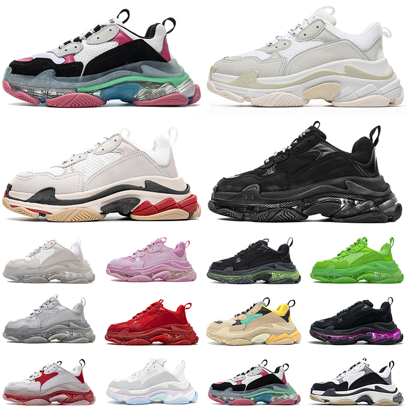 Designer Balenciaga Outdoor Triple s Shoes Platform Sports Sneakers 17FW Fashion Crystal Bottom Clear Sole Men Women Fashion Luxury Trainers Flat Boots Size 36-45, Item.30 pink 36-40
Designer Balenciaga Outdoor Triple s Shoes Platform Sports Sneakers 17FW Fashion Crystal Bottom Clear Sole Men Women Fashion Luxury Trainers Flat Boots Size 36-45, Item.30 pink 36-40