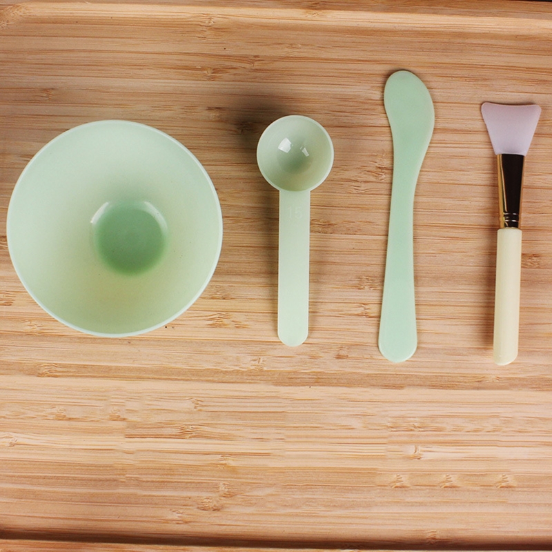 Silicone Facial Mask Bowl Set Beauty Salon Odorless Soft Facemask Mixing DIY Makeup Brushes Spatula Skin Care tools