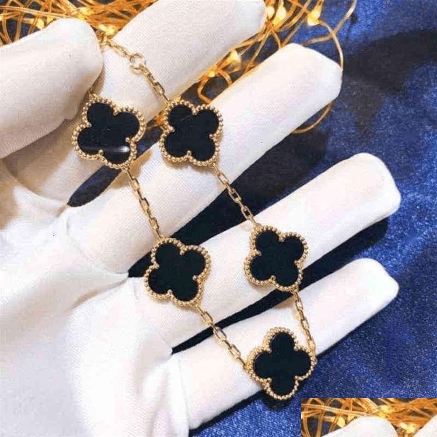 Charm Bracelets Classic Fashion 4 Leaf Clover Charm Bracelets Bangle Chain 18K Gold Agate Shell Motherofpearl For Women Girls Linkb3 Dh2Vn
Charm Bracelets Classic Fashion 4 Leaf Clover Charm Bracelets Bangle Chain 18K Gold Agate Shell Motherofpearl For Women Girls Linkb3 Dh2Vn