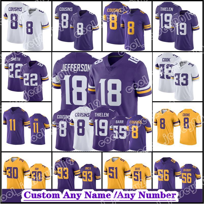 18 Justin Jefferson Jersey 4 Dalvin Cook Minnesota''Vikings''Custom Football 19 Adam Thielen 8 Kirk Cousins 87 T.J. HOCKENSON Harrison Smith Lewis Cine Danielle Hunter, Custom men (w jing ren)
18 Justin Jefferson Jersey 4 Dalvin Cook Minnesota''Vikings''Custom Football 19 Adam Thielen 8 Kirk Cousins 87 T.J. HOCKENSON Harrison Smith Lewis Cine Danielle Hunter, Custom men (w jing ren)