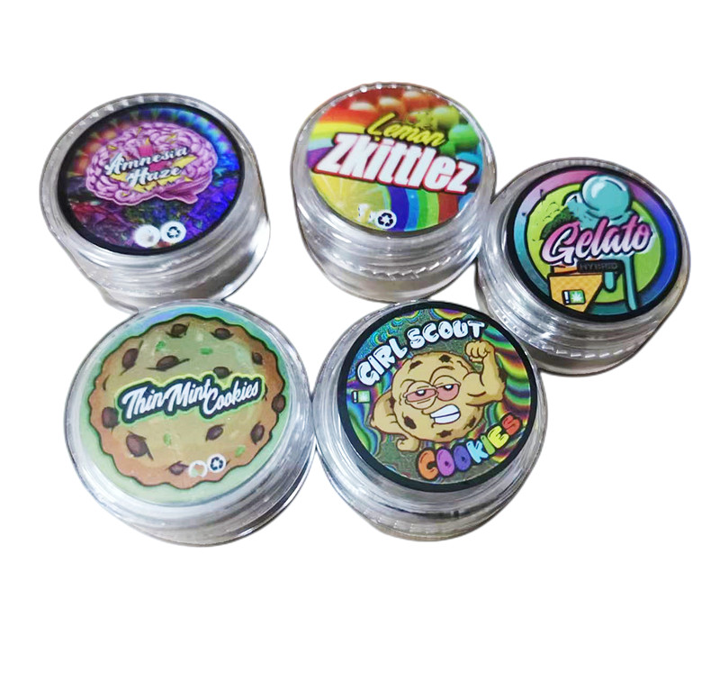 5g 5ml plastic jar bottle mini small vial with stickers on wax concentrate container bho dab oil stash storage vape accessories custom labels
5g 5ml plastic jar bottle mini small vial with stickers on wax concentrate container bho dab oil stash storage vape accessories custom labels