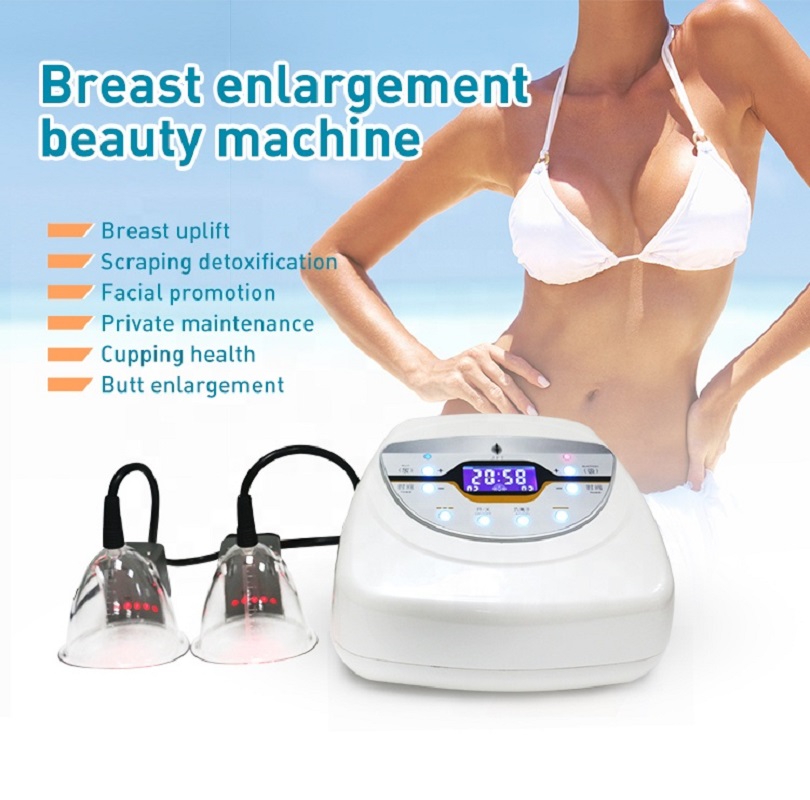 Portable Slim Equipment Wholesale Big Cups Buttocks Vacuum Therapy Machine Breast Enlargement Butt Lift Device Buttock Cupping Machine
