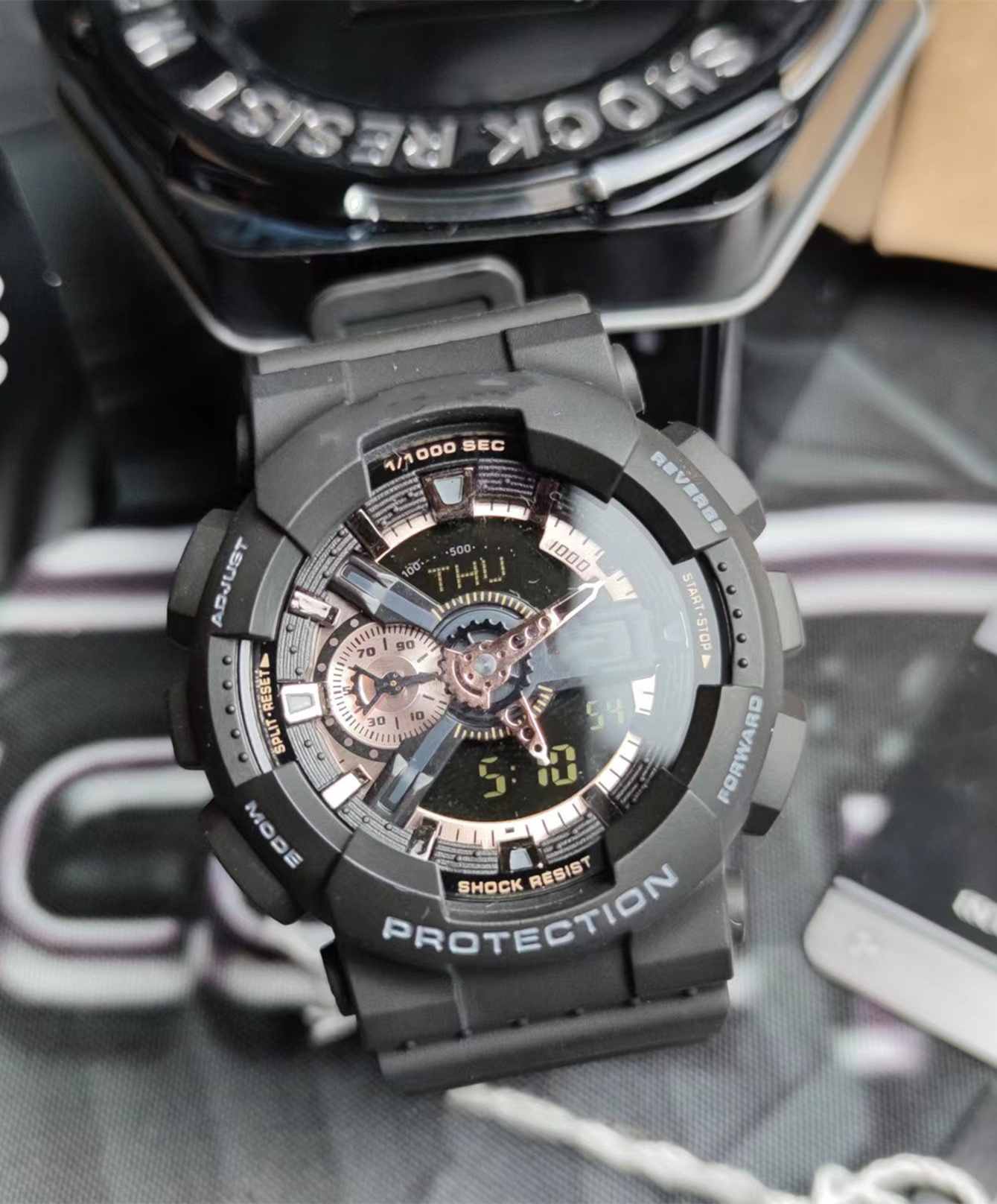2023 full-function watch automatic handheld LED dual display waterproof rubber dial seasonal digital men's watch, Ga110-5
2023 full-function watch automatic handheld LED dual display waterproof rubber dial seasonal digital men's watch, Ga110-5
