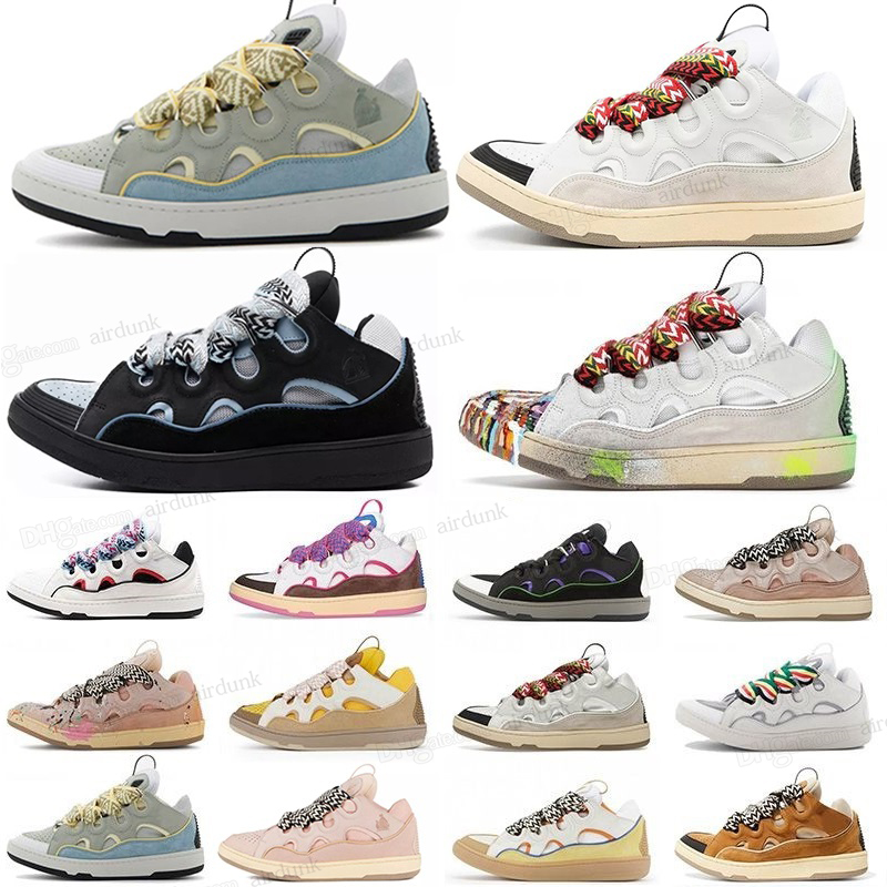 LEATHER CURB SNEAKERS MULE Sneaker Designers Women shoes calfskin suede and mesh Stripe Rubber Sole Stretch Cotton Low Top Mens with full package lanviin Logo o1oq#, 15
LEATHER CURB SNEAKERS MULE Sneaker Designers Women shoes calfskin suede and mesh Stripe Rubber Sole Stretch Cotton Low Top Mens with full package lanviin Logo o1oq#, 15