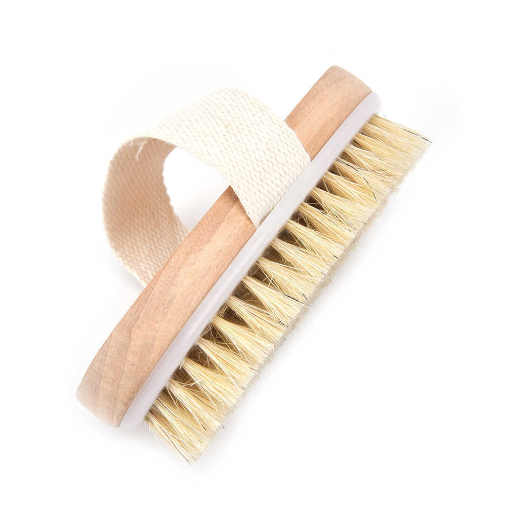 Bathing Brush Soft Natural Bristle The SPA The Dry Skin Without Handle Wooden Bath Shower Brush SPA Exfoliating Body Brush Cepillo Para El Cuerpo Cepi
