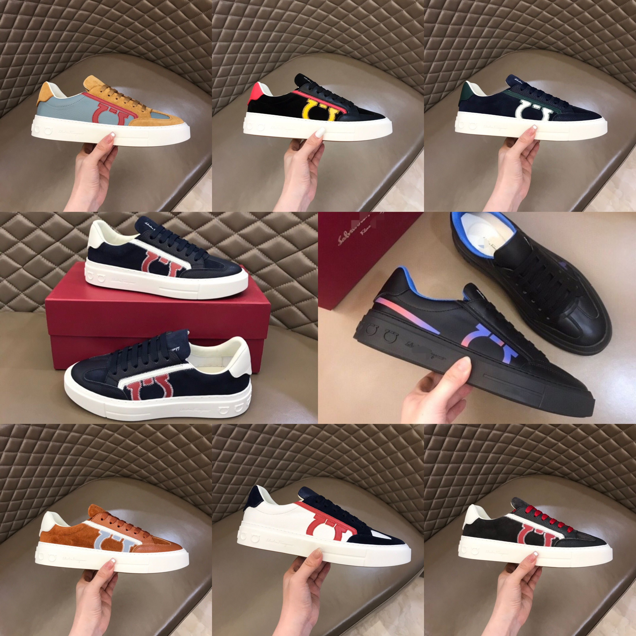 Designer Gancini ferragamo Casual Shoes Men ferragamo Flats High-Quality Cowhide Upper Sheepskin Lining Sneaker Luxury Fashion Outdoor Sports, 13
Designer Gancini ferragamo Casual Shoes Men ferragamo Flats High-Quality Cowhide Upper Sheepskin Lining Sneaker Luxury Fashion Outdoor Sports, 13