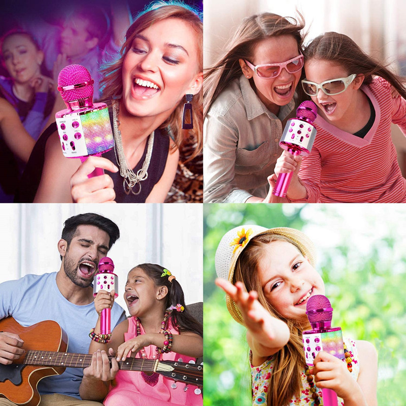 Novelty Games Fun Toys for 4-15 Year Old Girls Handheld Karaoke Microphone Kids Birthday Gifts 8 9 10 11 Years Boys Girl 221105