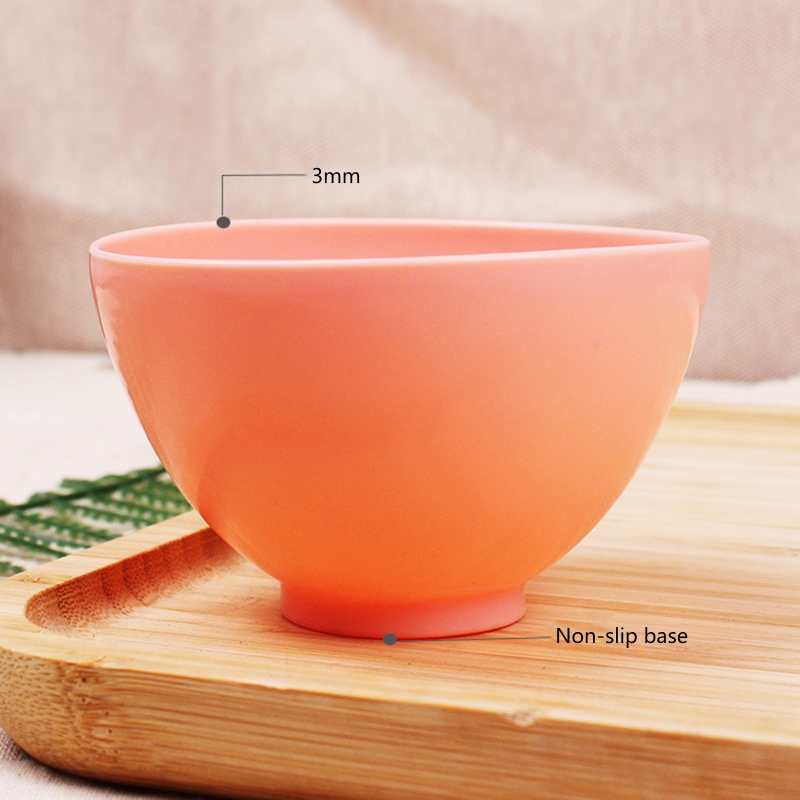 Silicone Facial Mask Bowl Set Beauty Salon Odorless Soft Facemask Mixing DIY Makeup Brushes Spatula Skin Care tools