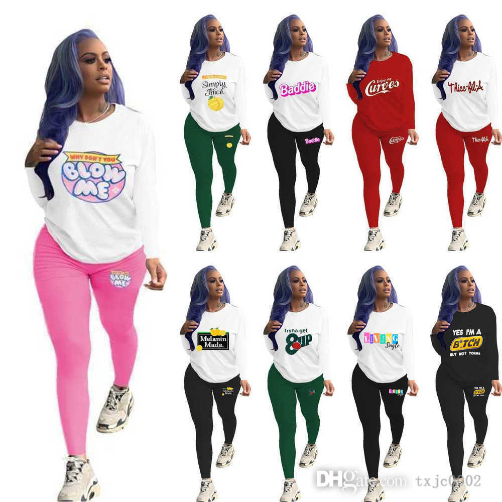 Designer Women Two Piece Pants Jogger Set Letter Printed Tracksuits Autumn Sexy Fashion Long Sleeve Outfits Matching Set, 05-7
Designer Women Two Piece Pants Jogger Set Letter Printed Tracksuits Autumn Sexy Fashion Long Sleeve Outfits Matching Set, 05-7