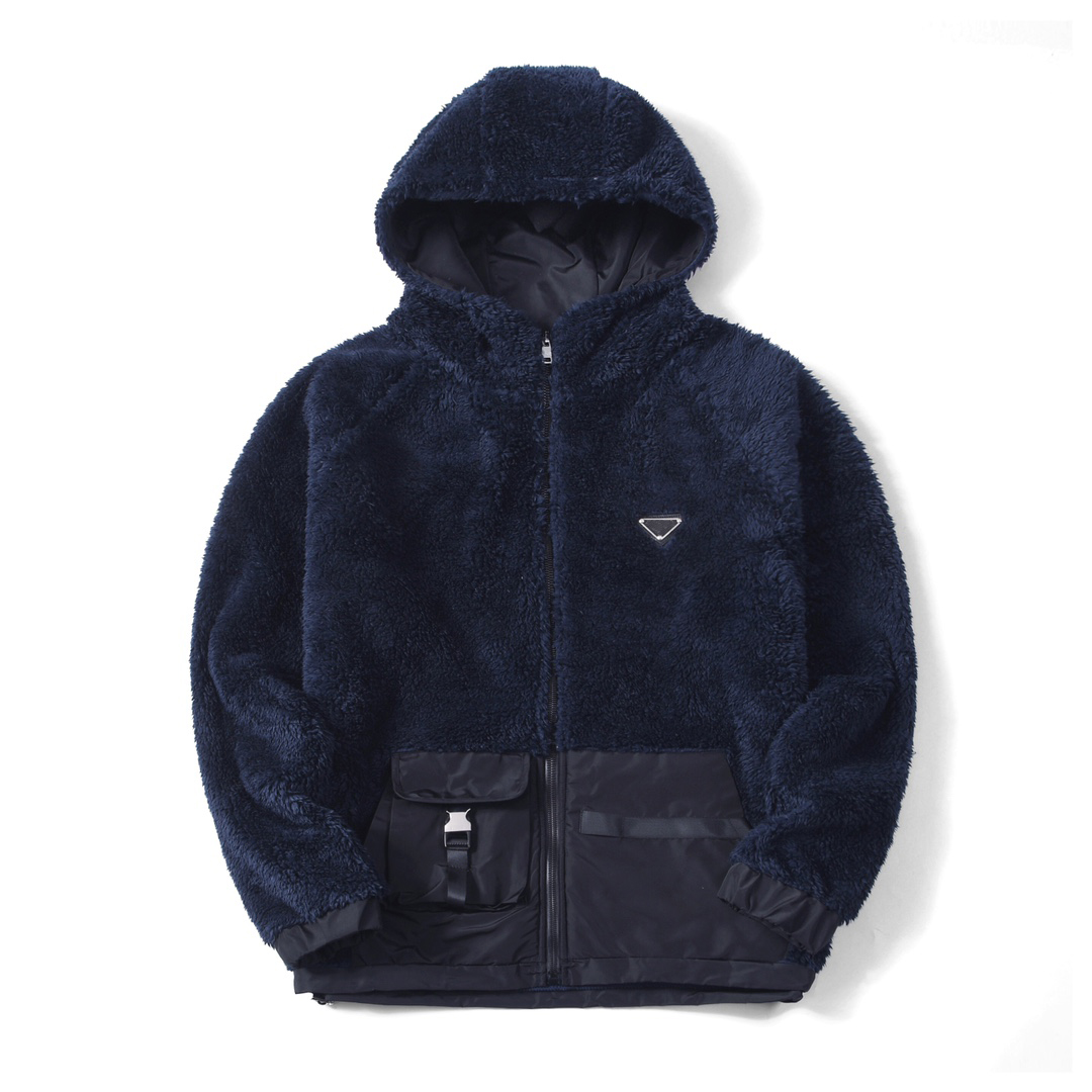 2022 new designer jackets highquality fleece nylon pockets splicing design luxury handsome mens jackets, Blue
2022 new designer jackets highquality fleece nylon pockets splicing design luxury handsome mens jackets, Blue
