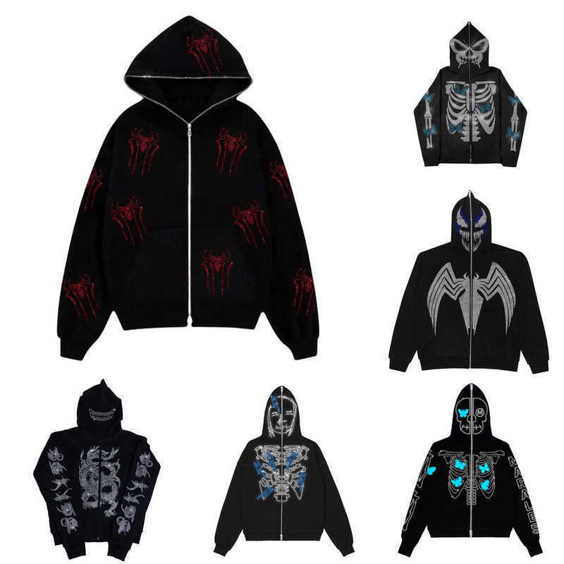 Fashion Printed Hot Diamond Hooded Cardigan Zipper Loose Mens And Womens hoodies Brand Sweater Jacket, As shown in figure 12
Fashion Printed Hot Diamond Hooded Cardigan Zipper Loose Mens And Womens hoodies Brand Sweater Jacket, As shown in figure 12