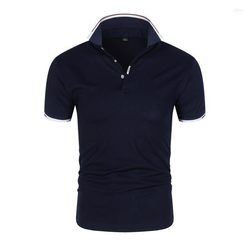 Men' Polos Men' 22 Fashion Brand Shirt Lapel High Quality Casual Short Sleeve Summer Slim Pure Color Navy, Gray
Men' Polos Men' 22 Fashion Brand Shirt Lapel High Quality Casual Short Sleeve Summer Slim Pure Color Navy, Gray