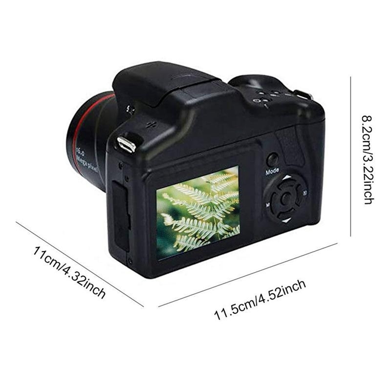 Digital Cameras Portable Travel Vlog Pography 16X Zoom 1080P HD SLR Anti-Shake Po For Live Stream 221105