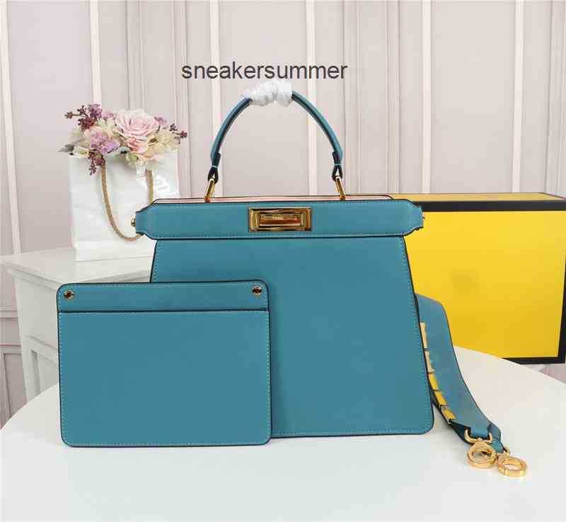 Fend Designer Handbags Women Luxury Bag High Quality Fashion One-shoulder Messenger and Cowhide Detachable Messenger Tote Fashion Brand Bags Crossbody
