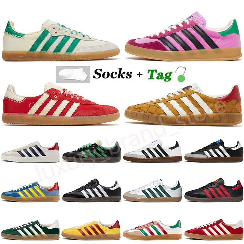 Designer Gazelle Samba OG running shoes mens womens Gazelles Sambas Plate-forme Luxury Vegan Pink Velvet Red Black White Gum trainers sports sneakers with socks, A#26 36-45 university red
Designer Gazelle Samba OG running shoes mens womens Gazelles Sambas Plate-forme Luxury Vegan Pink Velvet Red Black White Gum trainers sports sneakers with socks, A#26 36-45 university red