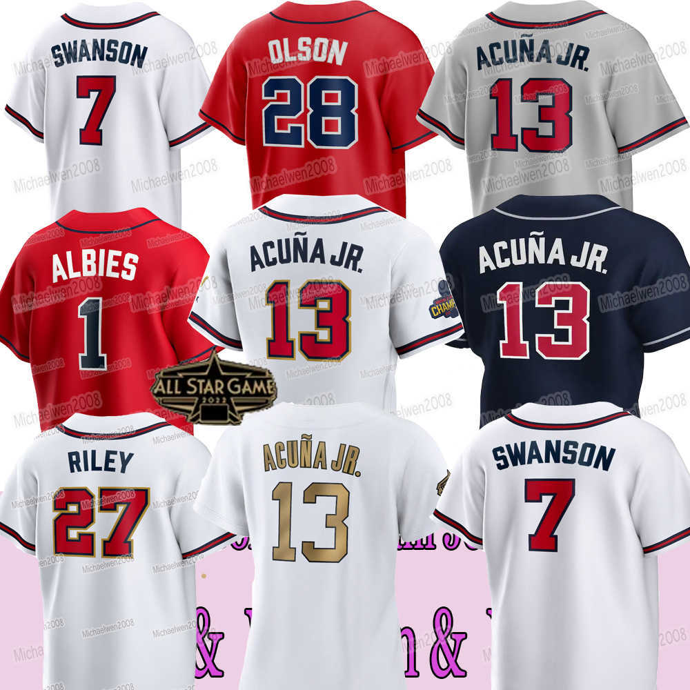 Atlanta 2022 All Star Jersey Braves Gold Program Michael Harris II Spencer Strider Ronald Acuna Jr. Austin Riley Matt Olson Dansby Swanson, Men cool base
Atlanta 2022 All Star Jersey Braves Gold Program Michael Harris II Spencer Strider Ronald Acuna Jr. Austin Riley Matt Olson Dansby Swanson, Men cool base