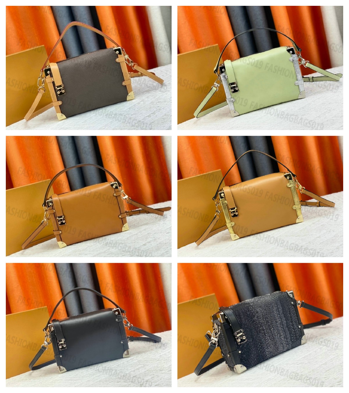 Petite Malle Bag Designer Side Trunk PM Handbag Monograms Embossed with Jaquard Denim Monograms Flap Messenger Crossbody Shoulderbag S-lock Metallic Corner
Petite Malle Bag Designer Side Trunk PM Handbag Monograms Embossed with Jaquard Denim Monograms Flap Messenger Crossbody Shoulderbag S-lock Metallic Corner