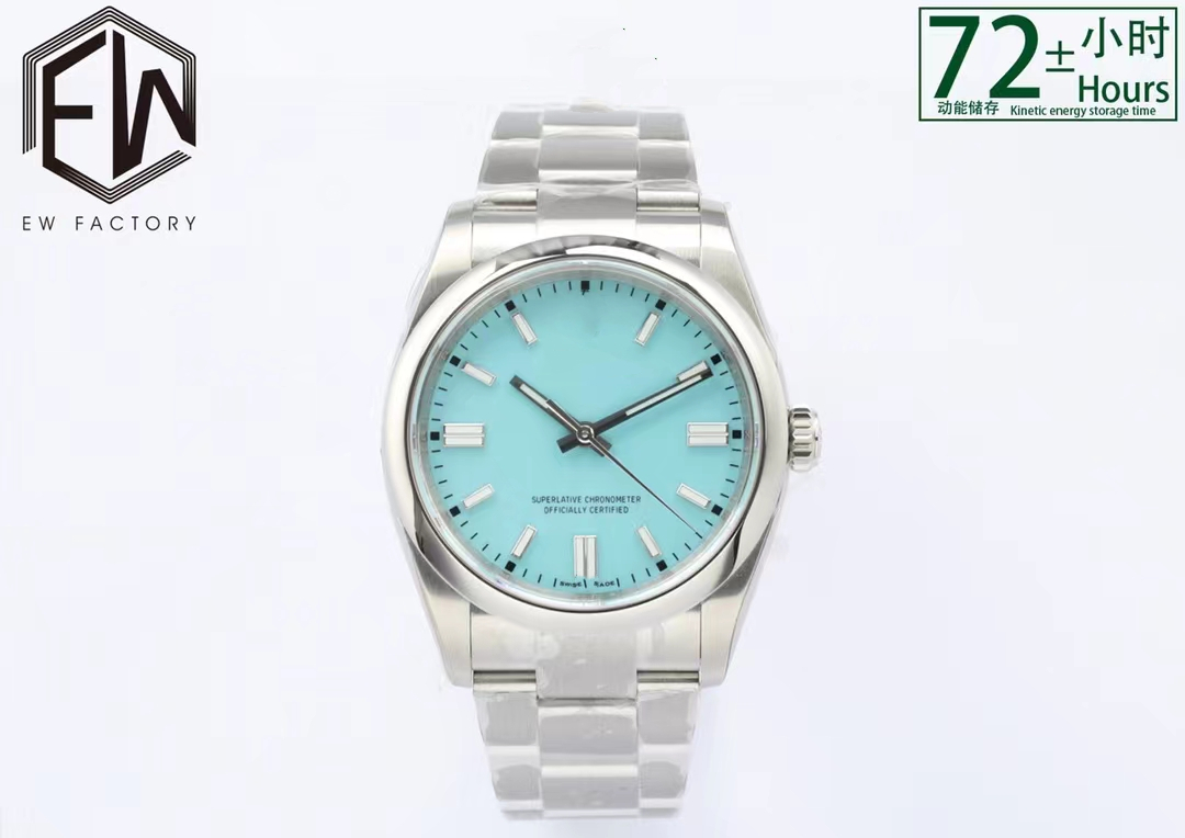 EW top men Wristwatches watches 126000 124300 41mm 36mm Stainless 904L Green Dial Luminescent Sapphire ETA 3230 Movement, Box
EW top men Wristwatches watches 126000 124300 41mm 36mm Stainless 904L Green Dial Luminescent Sapphire ETA 3230 Movement, Box