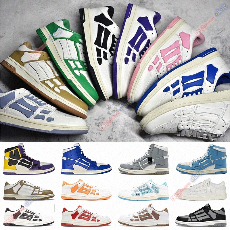 2023 LM Designer Casual Shoes Skel Top Low Bones Leather Sneakers Skeleton Blue Red White Black Green Grey Brown Men Women Outdoor Sports
2023 LM Designer Casual Shoes Skel Top Low Bones Leather Sneakers Skeleton Blue Red White Black Green Grey Brown Men Women Outdoor Sports