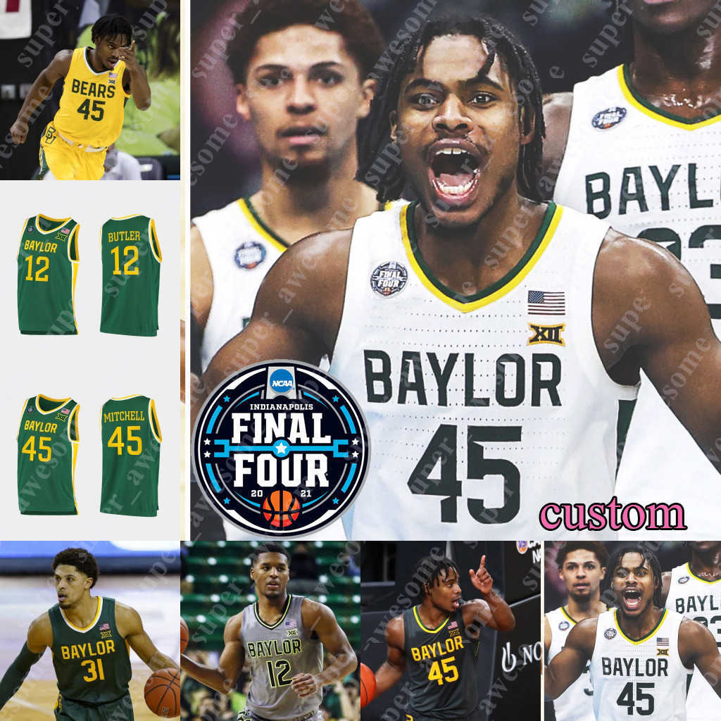 NCAA Baylor Bears Basketball Jersey Jared Butler MaCio Teague Mark Vital 0 Flo Thamba Adam Flagler .J. Cryer Turner Zach, Yellow
NCAA Baylor Bears Basketball Jersey Jared Butler MaCio Teague Mark Vital 0 Flo Thamba Adam Flagler .J. Cryer Turner Zach, Yellow