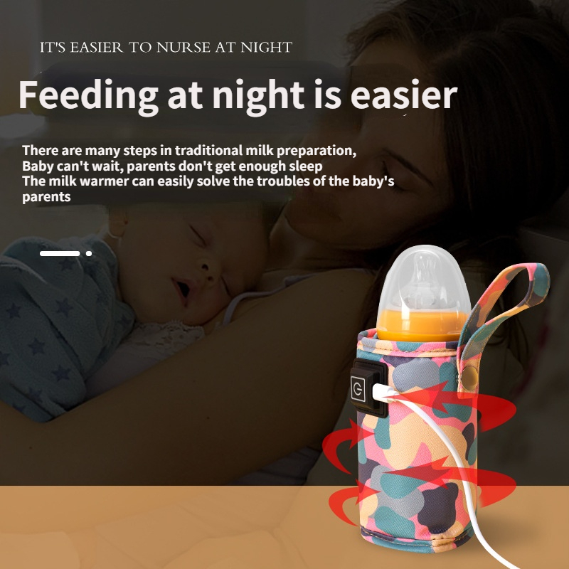 Bottle Warmers Sterilizers# USB Baby Warmer Portable Travel Stroller Insulate Bag Thermostat Food Heater born Nursing BabyAccessorie 221104