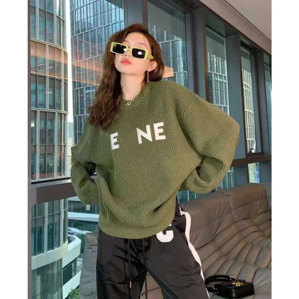 Women loose sweaters o-neck pullover letters design sweater Coarse Wool casual knits warm fashion streetwear size -XL, White
Women loose sweaters o-neck pullover letters design sweater Coarse Wool casual knits warm fashion streetwear size -XL, White