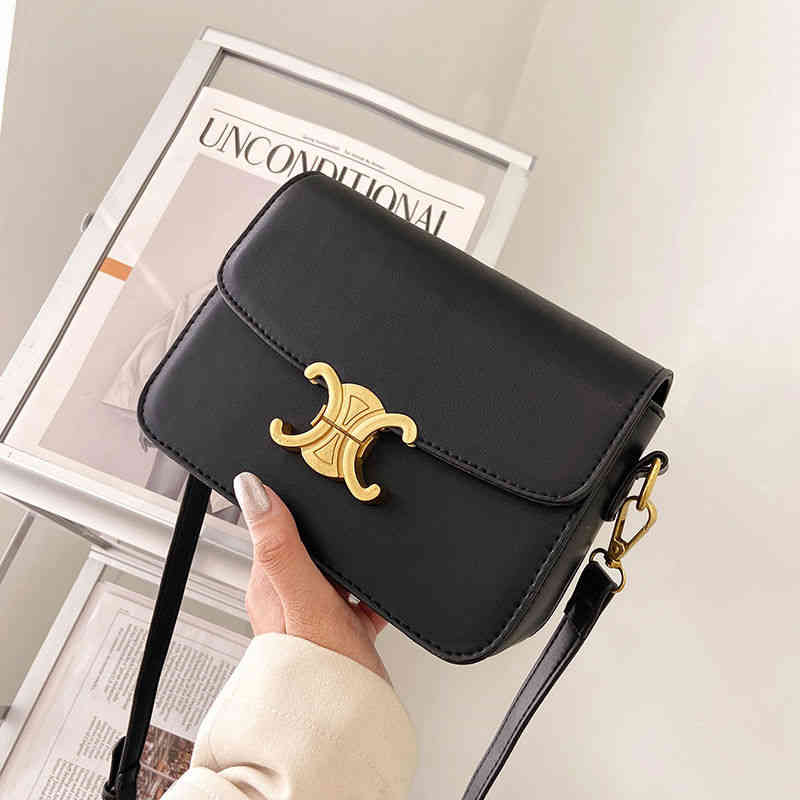 Lisa's bag of the same style 2022 Summer Fashion Triumph Arch Tofu Small square One shoulder cross body women's, Black large
Lisa's bag of the same style 2022 Summer Fashion Triumph Arch Tofu Small square One shoulder cross body women's, Black large