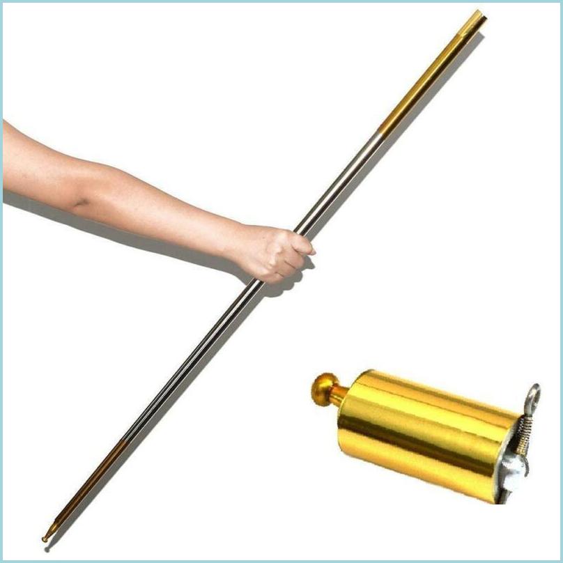 Party Favor Party Favor Pocketstaff Stainless Portable Martial Arts Metal Staff 110/150Cm Magic Wand Professional Magician Stage Sup Dhbuo 
Party Favor Party Favor Pocketstaff Stainless Portable Martial Arts Metal Staff 110/150Cm Magic Wand Professional Magician Stage Sup Dhbuo