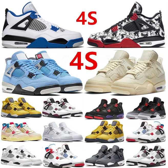 Jumpman 4s Basketball Shoes University Blue White Black Cat Lightning Union Noir Fire Red Bred Metallic Purple Green men women 4 Sports Trainers, As
Jumpman 4s Basketball Shoes University Blue White Black Cat Lightning Union Noir Fire Red Bred Metallic Purple Green men women 4 Sports Trainers, As