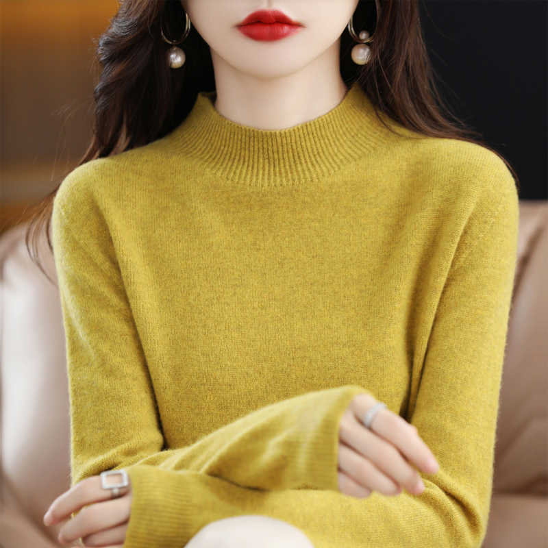 Sweaters Merino Wool Cashmere Women Knitted Turtleneck Long Sleeve Pullover Autumn Winter Clothing Warm Jumper Tops Y2211, Camel
Sweaters Merino Wool Cashmere Women Knitted Turtleneck Long Sleeve Pullover Autumn Winter Clothing Warm Jumper Tops Y2211, Camel