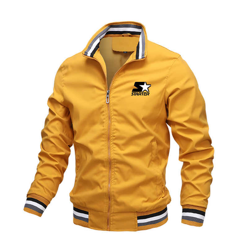 Jackets STARTER brand outdoor camping mountaineering stand collar fashion new men's breathable waterproof windbreaker adventure jacket Y2211