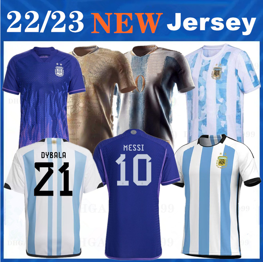 2022 Argentina away Soccer Jersey Fans Player Version KUN AGUERO AGUERO DYBALA DI MARIA 21 22 23 Maradona home Football Shirts Maillot Camisetas de Futbol
2022 Argentina away Soccer Jersey Fans Player Version KUN AGUERO AGUERO DYBALA DI MARIA 21 22 23 Maradona home Football Shirts Maillot Camisetas de Futbol