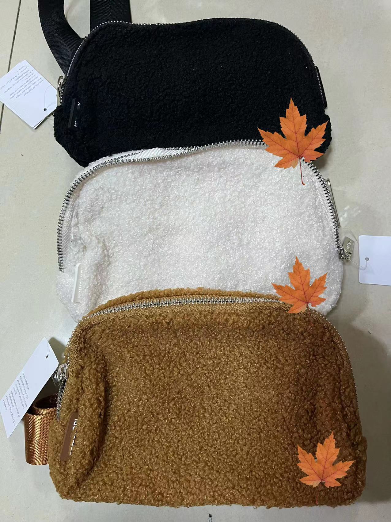 Yoga bag Lu everywhere fleece belt bag fanny pack designer classic bum chest bumbag nylon womens men shoulder crossbody waist bags