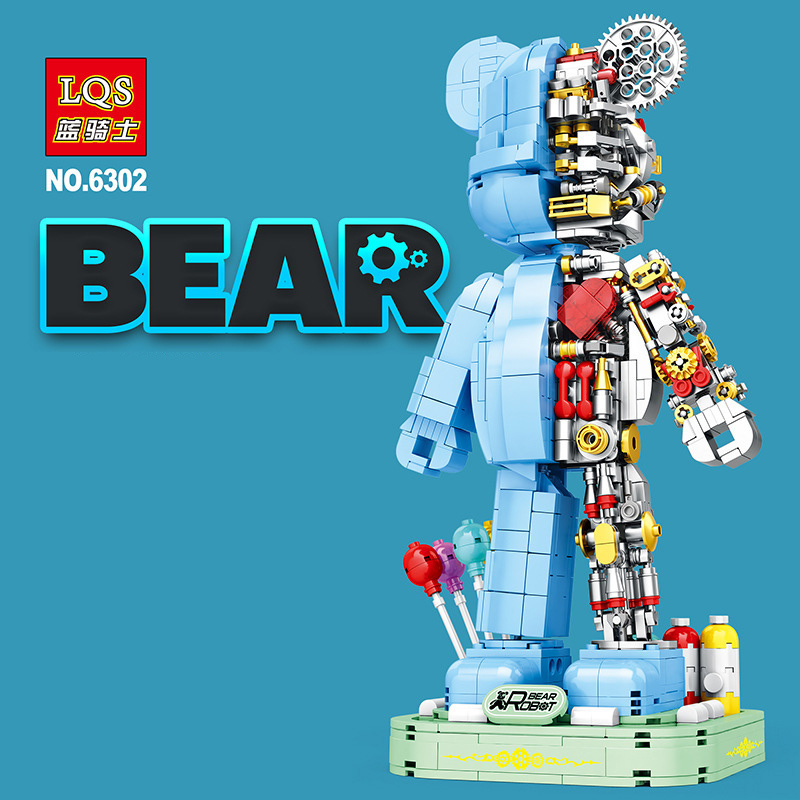 TOP SALE Blocks 1160pcs Bear Model with Light Creative Assembling 3D Building Blocks DIY Educational Toys Hand-Made Gifts for Adult without Original Box-HY
TOP SALE Blocks 1160pcs Bear Model with Light Creative Assembling 3D Building Blocks DIY Educational Toys Hand-Made Gifts for Adult without Original Box-HY