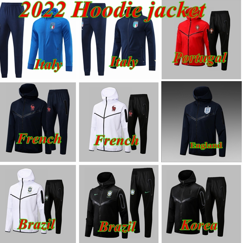 22 23 soccer jerseys tracksuit top New Men soccer jersey full zipper Hooded jacket Windbreaker french england Portugal Brazil 2022 footballcoat Sweate, Purple
22 23 soccer jerseys tracksuit top New Men soccer jersey full zipper Hooded jacket Windbreaker french england Portugal Brazil 2022 footballcoat Sweate, Purple