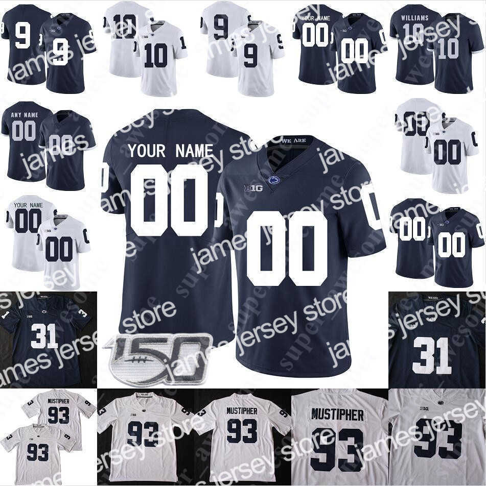 American College Football Wear Penn State Nittany Football Jersey Saquon Barkley Jack Ham 34 Franco Harris 11 LaVar Arrington 31 Paul Posluszny 25 Curt Warner 45 Sean, 150th-navy no name
American College Football Wear Penn State Nittany Football Jersey Saquon Barkley Jack Ham 34 Franco Harris 11 LaVar Arrington 31 Paul Posluszny 25 Curt Warner 45 Sean, 150th-navy no name