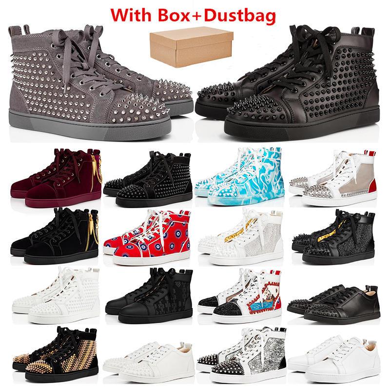 designer shoes Casual red bottoms mens womens high low tops studded spikes fashion suede leather black silver women flat sneaker Party Lovers
designer shoes Casual red bottoms mens womens high low tops studded spikes fashion suede leather black silver women flat sneaker Party Lovers