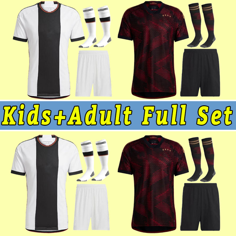 2022 germanyS HUMMELS soccer jersey KROOS GNABRY WERNER DRAXLER REUS MULLER GOTZE football shirt Men Full Kit Men Kids child adult home away socks, Away+patch
2022 germanyS HUMMELS soccer jersey KROOS GNABRY WERNER DRAXLER REUS MULLER GOTZE football shirt Men Full Kit Men Kids child adult home away socks, Away+patch