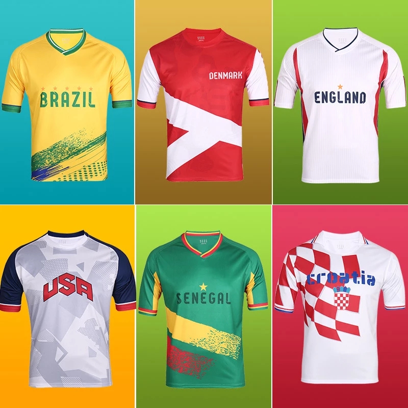 2022 Fans Breathable Jersey Germany Brazil France Argentina Football T-Shirt Men Sports Shirt Oversize Tops men clothing, No ship
2022 Fans Breathable Jersey Germany Brazil France Argentina Football T-Shirt Men Sports Shirt Oversize Tops men clothing, No ship
