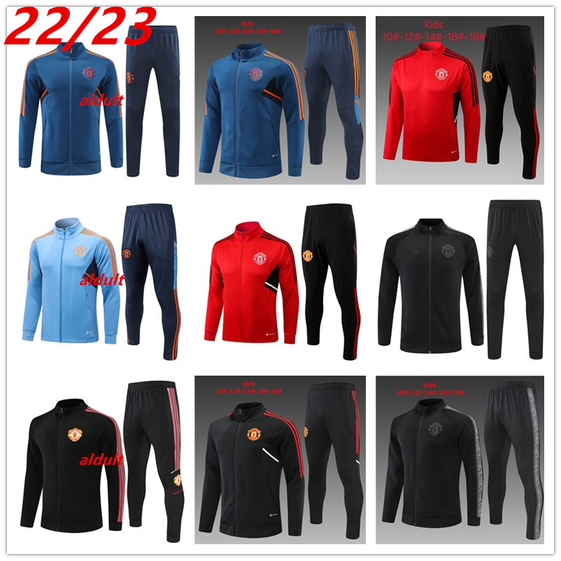 Tracksuits 22-23 Man Utd Adult Long Sleeve pull zipper Training Suit men and kid Lyonnais Football training Jogging sets 2022-2023, Blue
Tracksuits 22-23 Man Utd Adult Long Sleeve pull zipper Training Suit men and kid Lyonnais Football training Jogging sets 2022-2023, Blue