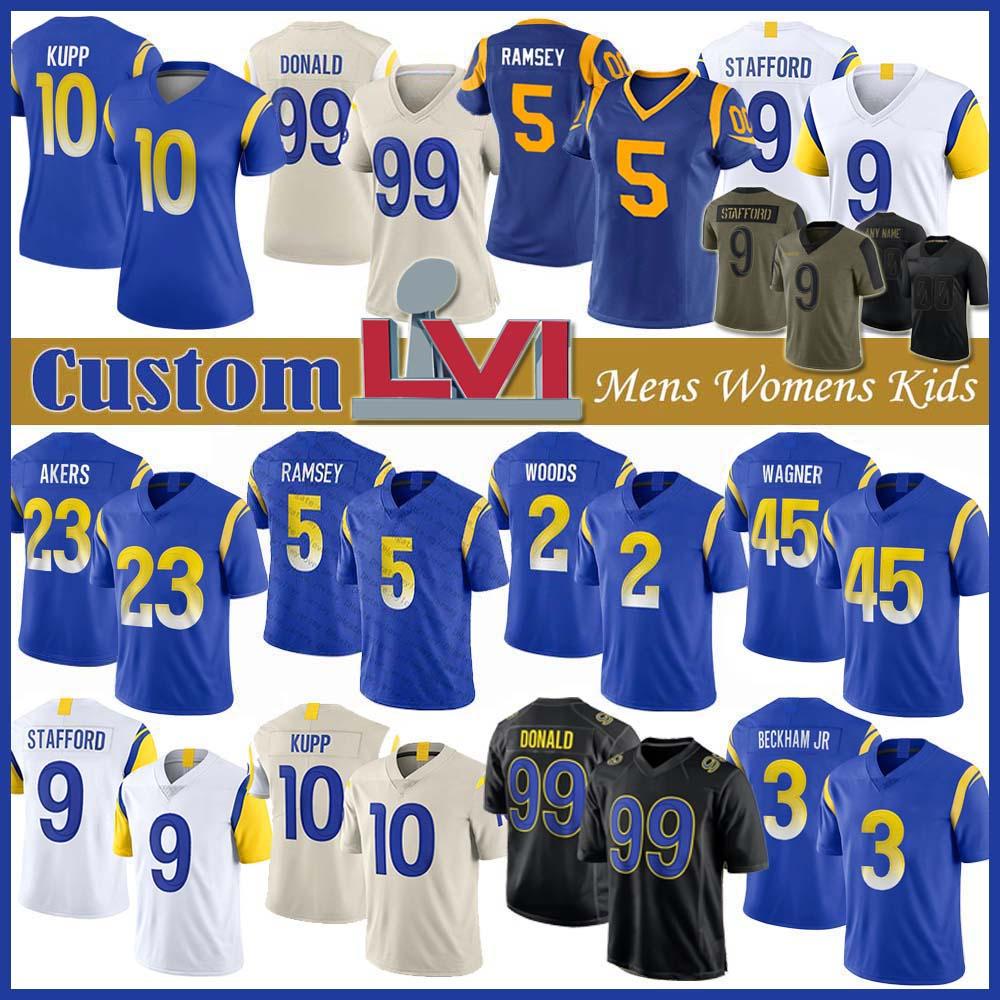 Jersey Custom Los Angeles''Rams''10 Cooper Kupp 99 Aaron Donald Men Football 9 Matthew Stafford Jalen Odell Beckham Jr Bobby Wagner Cam Akers Robert, Shown3
Jersey Custom Los Angeles''Rams''10 Cooper Kupp 99 Aaron Donald Men Football 9 Matthew Stafford Jalen Odell Beckham Jr Bobby Wagner Cam Akers Robert, Shown3