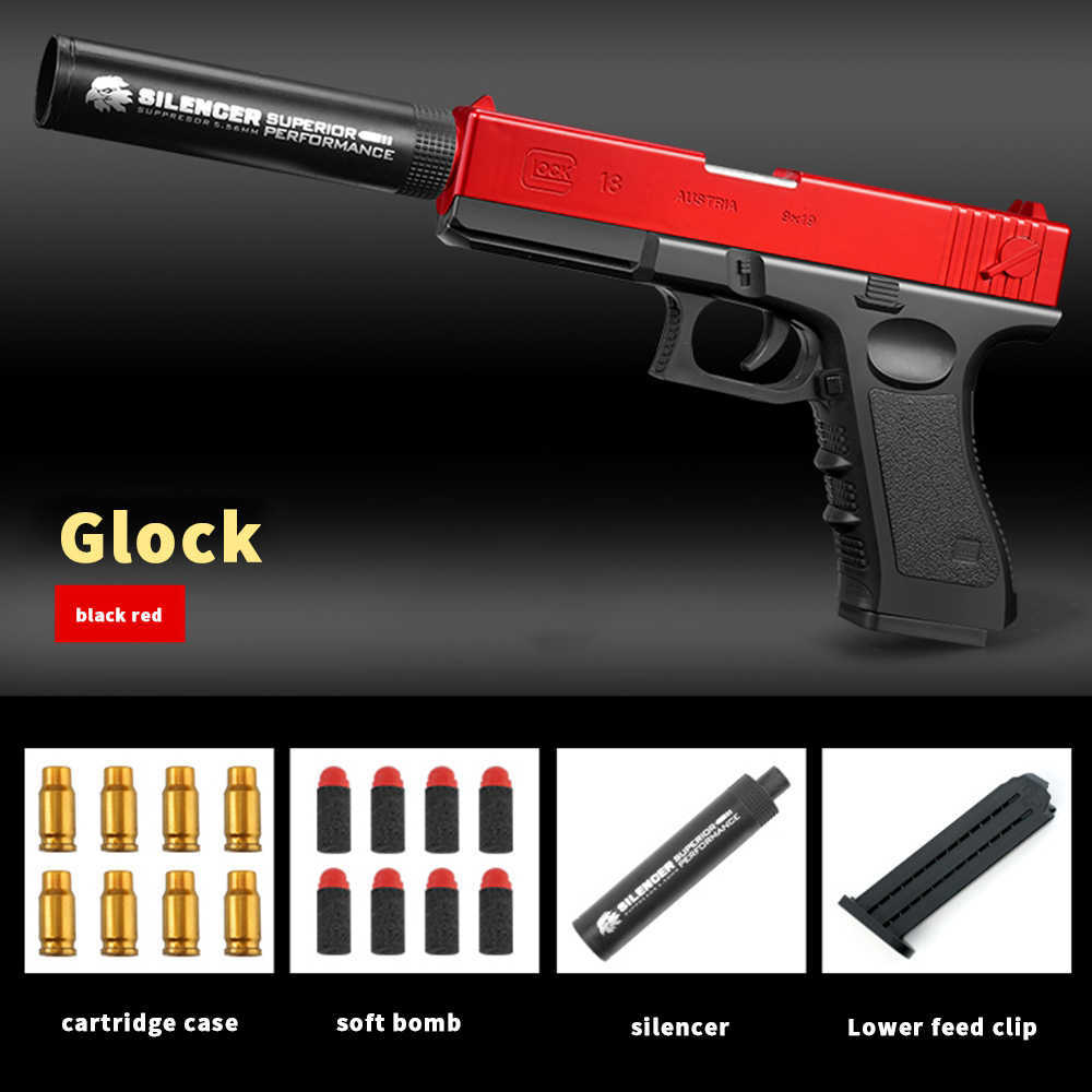 Gun Toys Shell Throwing Soft Bullet Airsoft Pistol Toy EVA Children Toy Gun Outdoor Combat Eat Chicken Pellet Gun Toy For Boy T221105
Gun Toys Shell Throwing Soft Bullet Airsoft Pistol Toy EVA Children Toy Gun Outdoor Combat Eat Chicken Pellet Gun Toy For Boy T221105