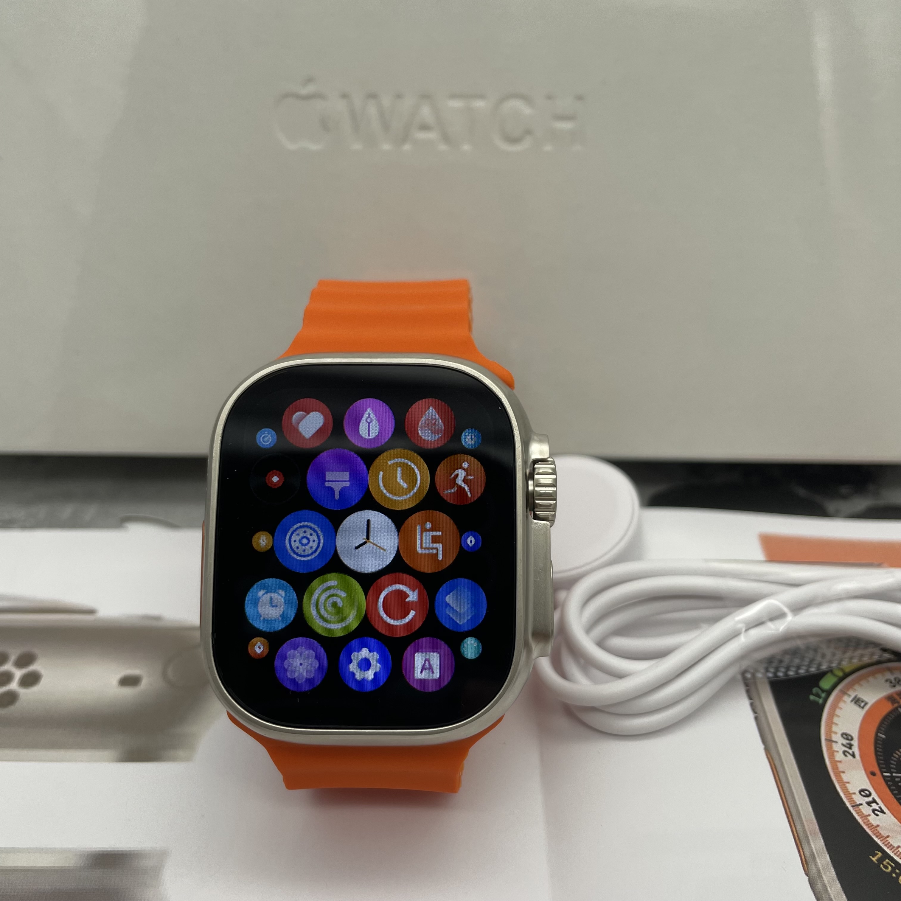 For Apple Watch series 8 49mm Smart watches iWatch 8 iwo13 smart watch sport watch wireless charging with packaging boxs Bluetooth calling heart rate exercise
For Apple Watch series 8 49mm Smart watches iWatch 8 iwo13 smart watch sport watch wireless charging with packaging boxs Bluetooth calling heart rate exercise