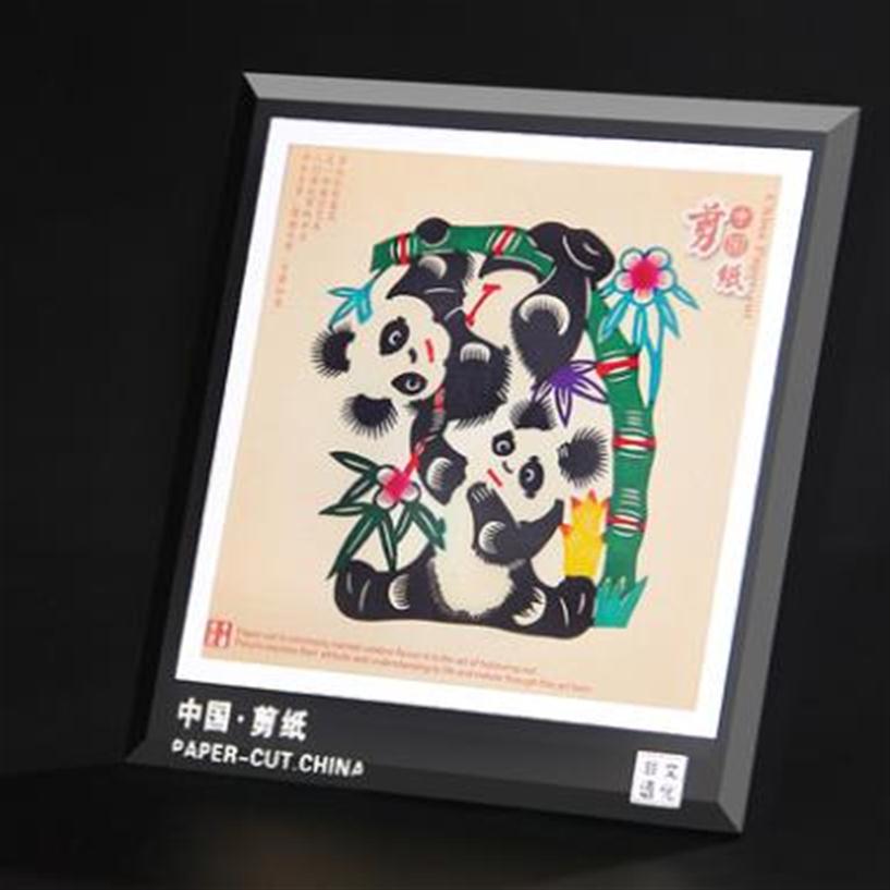 

Paper-cut window flower handmade Chinese style gift color paper-cut Xi'an souvenir249I